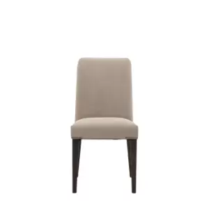 image of Gallery Interiors Mayfair Dining Chair in Cement Linen