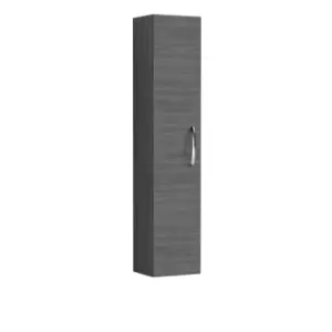 image of Nuie Athena 300mm Tall Unit (1 Door) - Grey Woodgrain