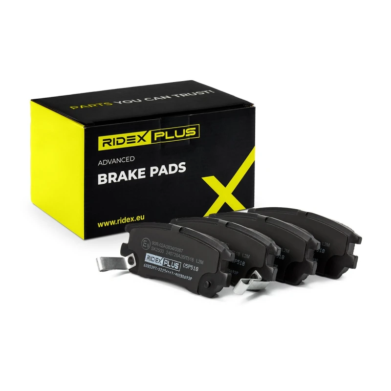 Image of RIDEX PLUS Brake pad set RIDEX PLUS 402B0693P