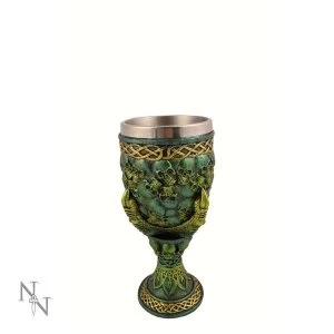 Image of Emerald Grip of Death Skull Goblet