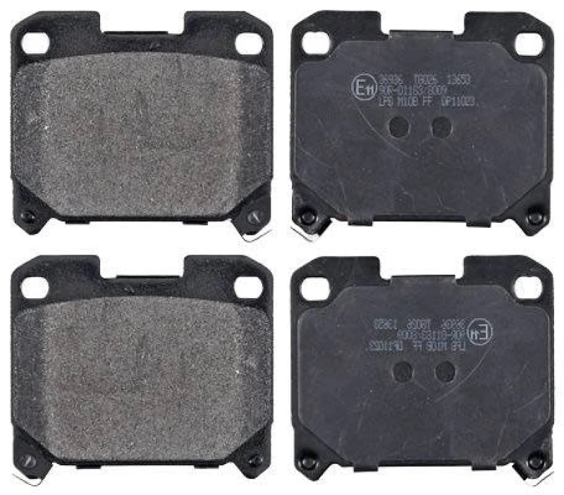 Image of A.B.S. 36936 Brake pad set with acoustic wear warning Brake Pad Set,disc brake (402)