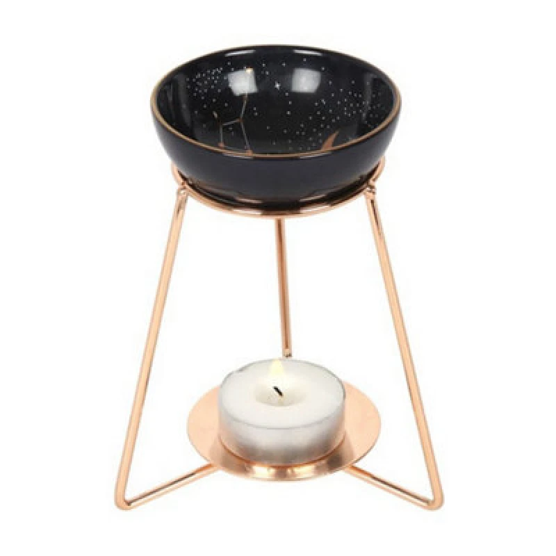 Image of Something Different Something Different Star Sign Oil Burner in Black One Size Unisex 5063238097490