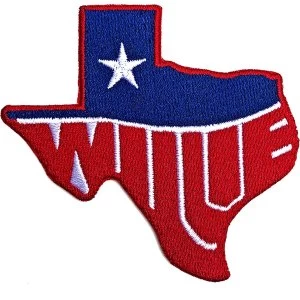 image of Willie Nelson - Texas Standard Patch