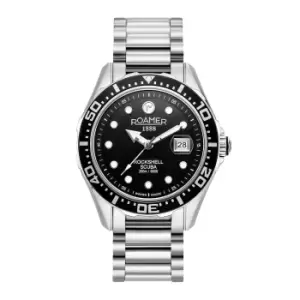 Image of Roamer 220858 41 85 50 Rockshell Mark III Scuba Black Dial Wristwatch
