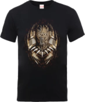Image of Black Panther Gold Erik T-Shirt - Black - XL