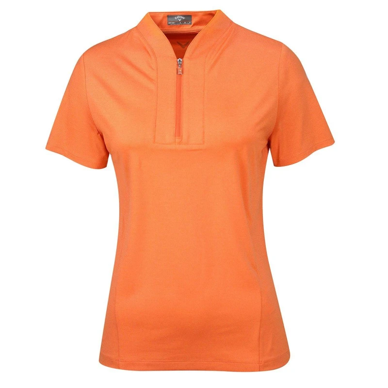 Image of Callaway Tonal Polo - Orange Orange 8
