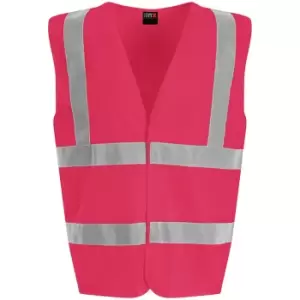 Image of PRO RTX High Visibility Unisex Waistcoat (XL) (Pink)
