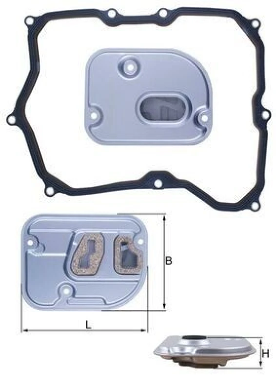 Image of Automatic transmission filter MAHLE HX 236D