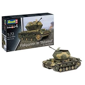 Image of Flakpanzer III Ostwind Tank Revell Model Kit