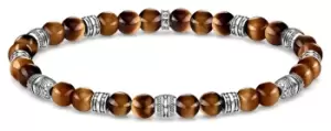 image of Thomas Sabo A1923-826-2-L19 Rebel At Heart Beaded Bracelet Jewellery