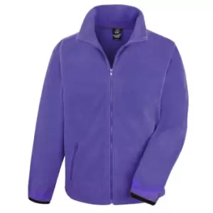 Image of Result Mens Core Fashion Fit Outdoor Fleece Jacket (3XL) (Purple)