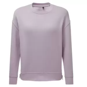 image of TriDri Womens/Ladies Recycled Zipped Sweatshirt (S) (Lilac)