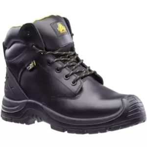 Image of Amblers Unisex Adults Wrekin Waterproof Leather Safety Boot (10 UK) (Black) - Black