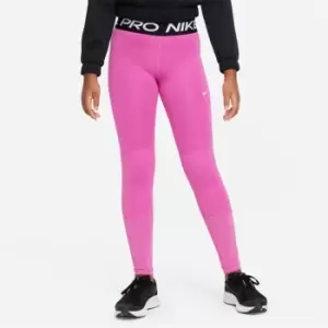 Image of Nike Pro Girls Tights - Pink