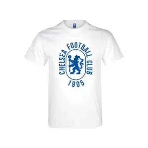 Image of Chelsea 1905 Graphic T Shirt White Adults Medium