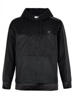 Image of Adidas Originals Comfy Cords Hoodie (Curve) - Black