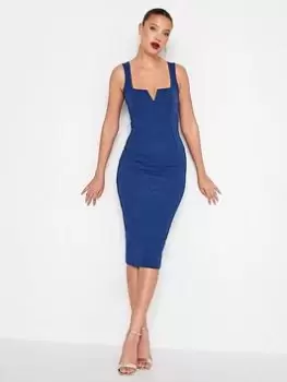Image of Long Tall Sally Glitter Bodycon Dress - Blue Size 10, Women