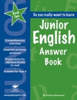 Image of Junior English. Book 2 Answer Book by Andrew Hammond Paperback