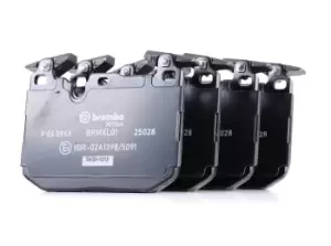 Image of BREMBO Brake pad set XTRA LINE P 06 096X Brake pads,Brake pad set, disc brake BMW,3 Touring (F31),3 Limousine (F30, F80),3 GT (F34),4 Gran Coupe (F36)