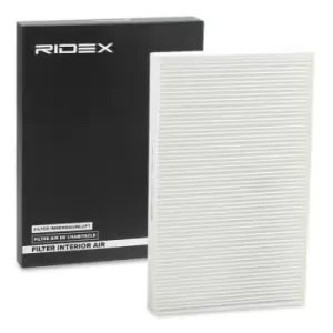 Image of RIDEX Pollen filter AUDI 424I0242 4A0819439A
