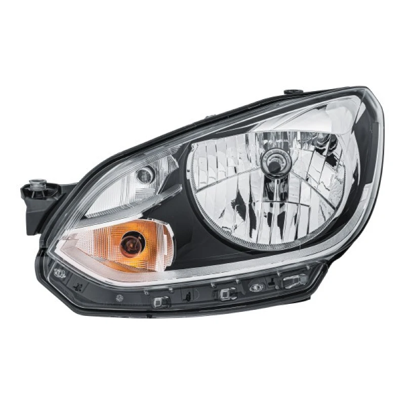 Image of HELLA 1EJ 010 670-051 Headlights H4, Left, without bulbs, Halogen Headlight (259)