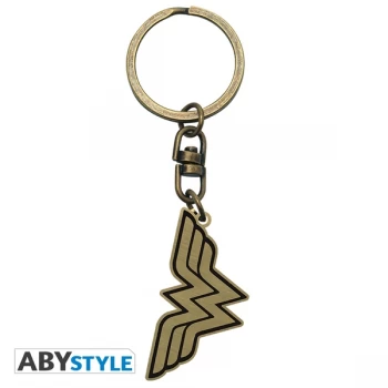 Image of DC Comics - Wonder Woman Logo Metal Keyring