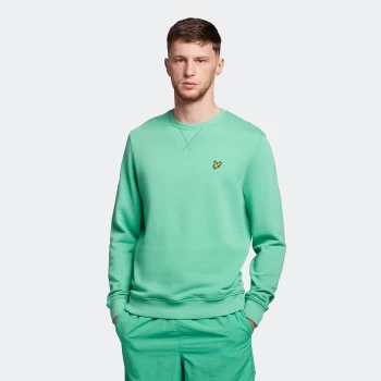 Image of Mens Crew Neck Sweatshirt - Green Glaze - L