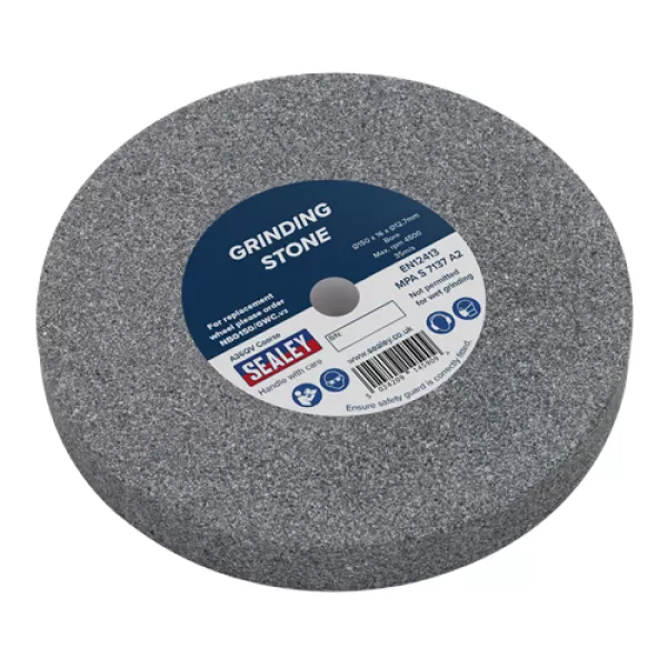 Image of Genuine SEALEY NBG150/GWC Grinding Stone Ø150 x 16mm 13mm Bore A36Q Coarse