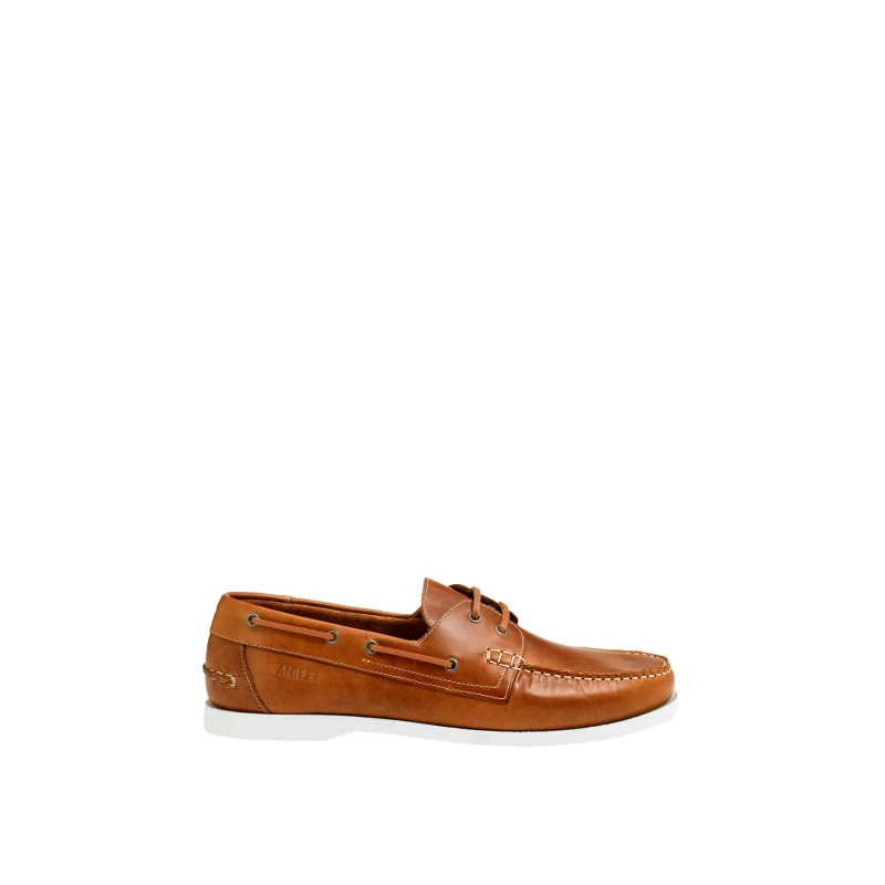 Image of Aigle Boat shoes Aigle Nubil LTR Beige Unisex 43