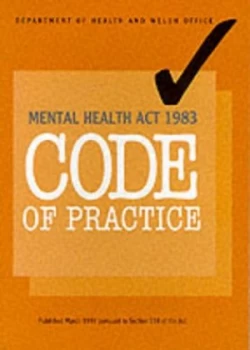 Image of Code of Practice Mental Health Act 1983 by Great Britain and Great Britain Paperback
