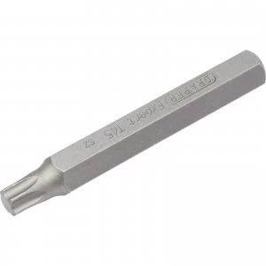 Image of Draper Expert Torx 10mm Shank Hexagon Insert Bits T45 75mm Pack of 1