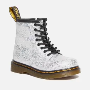 Image of Dr. Martens Toddlers 1460 Disco Crinkle Leather Boots - UK 6 Toddler