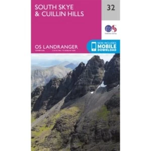 Image of South Skye & Cuillin Hills by Ordnance Survey (Sheet map, folded, 2016)
