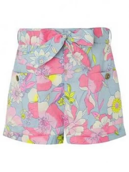 Image of Monsoon Girls S.E.W. Octavia Linen Short - Blue