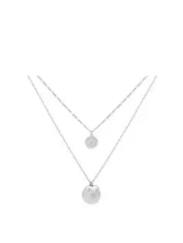 Image of Bibi Bijoux Silver 'Love Hearts' Layered Necklace, Silver, Women