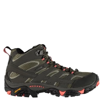 image of Merrell Moab 2 Mid GTX Ladies Walking Boots - Grey