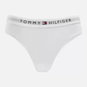 Image of Tommy Hilfiger High-Rise Stretch-Cotton Jersey Bikini Brief - XS
