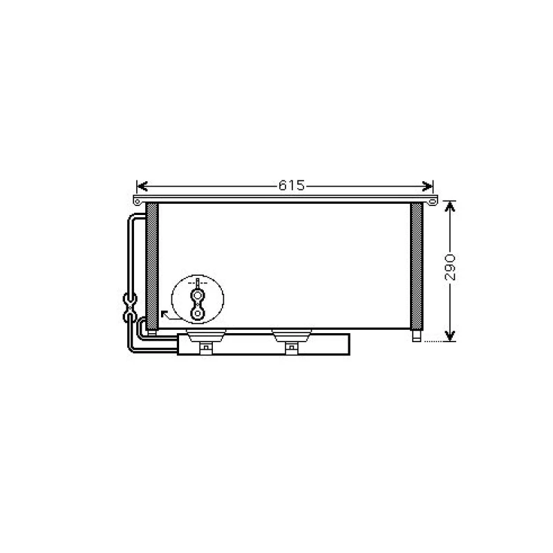 Image of Air conditioning condenser DIEDERICHS DCC1684