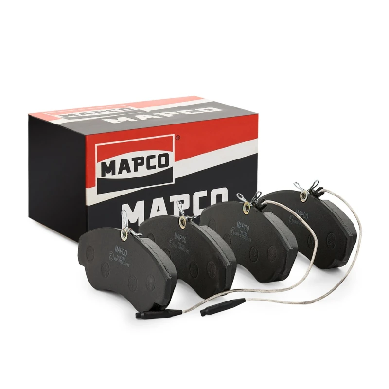 Image of MAPCO 6564 Brake pad set Front Axle, incl. wear warning contact Brake Pad Set,disc brake (402)