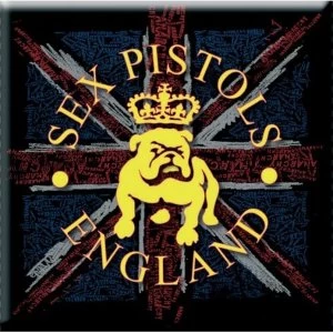 The Sex Pistols - Bull Dog & Flag Fridge Magnet