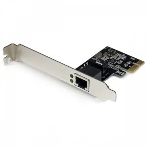 Image of StarTech 1 Port PCI Express PCIe Gigabit Network Server Adapter NIC Card Dual Profile