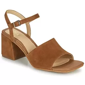 image of Clarks SHEER65 BLOCK womens Sandals in Beige,4,5,5.5,6.5,7,7.5