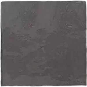 Image of Charcoal Grey Shaded Effect Wall Tile 13.2 x 13.2cm - Sombra