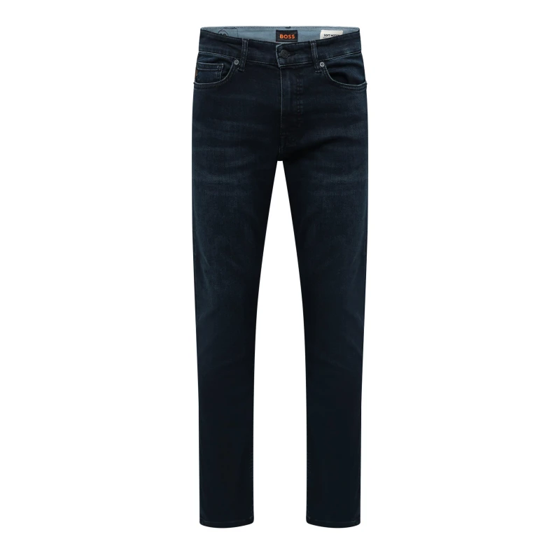 Image of Boss Mens Delaware Slim Fit Jeans Dark Blue male 38W R