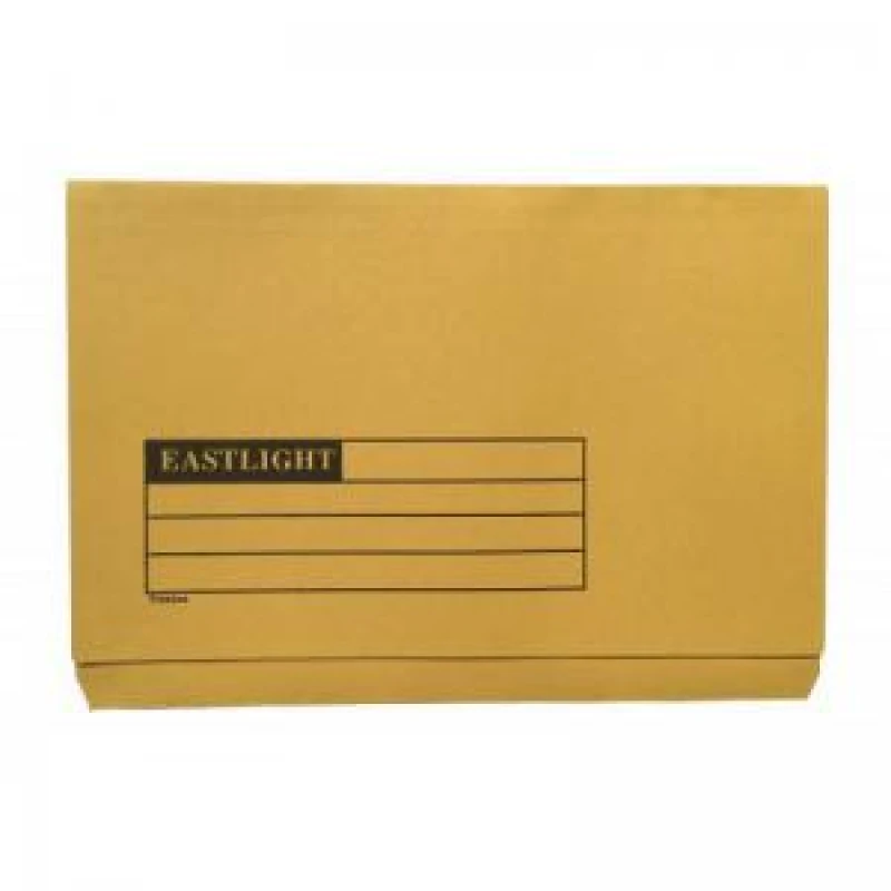 Image of ValueX Document Wallet Full Flap Foolscap 270gsm Yellow (Pack 50) 45419DENT