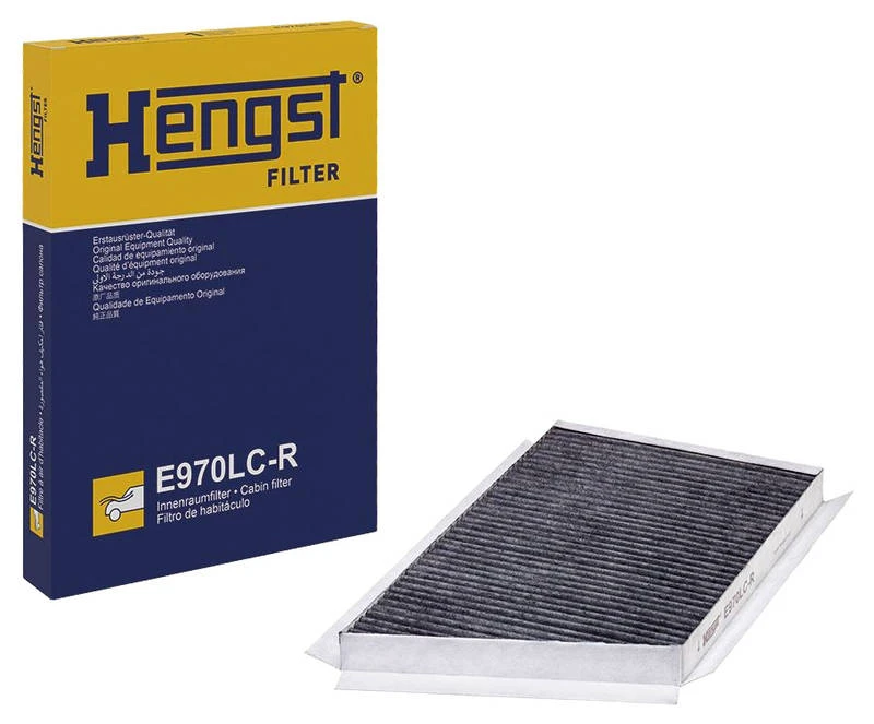 Image of HENGST FILTER E970LC-R Pollen filter Activated Carbon Filter Filter,interior air (424)