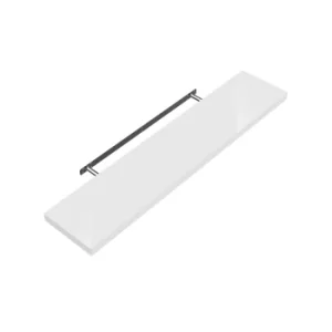 image of CASARIA Floating Wall Shelf with Wall Mount High-lustre White