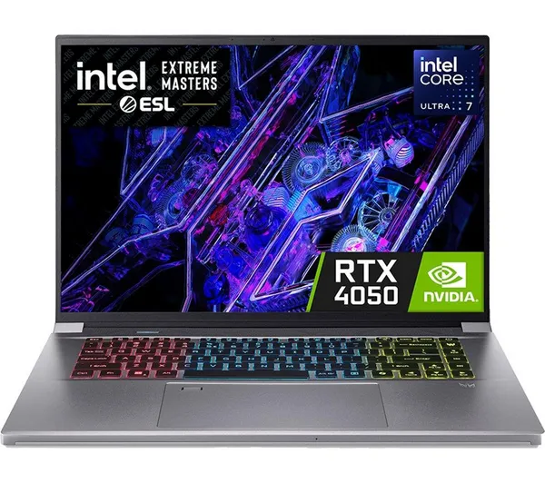 Image of Acer Predator Triton Neo 16" Gaming Laptop - Intel Core Ultra 7, RTX 4050, 1TB SSD, Silver/Grey 4711121900204