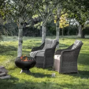 Image of Crossland Grove Louis Dining Chair 2pk - Grey
