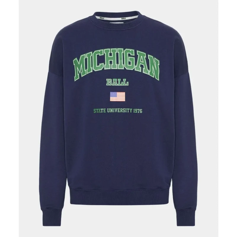 Image of Ball Sweatshirt Ball L. Taylor Bleu Unisex S